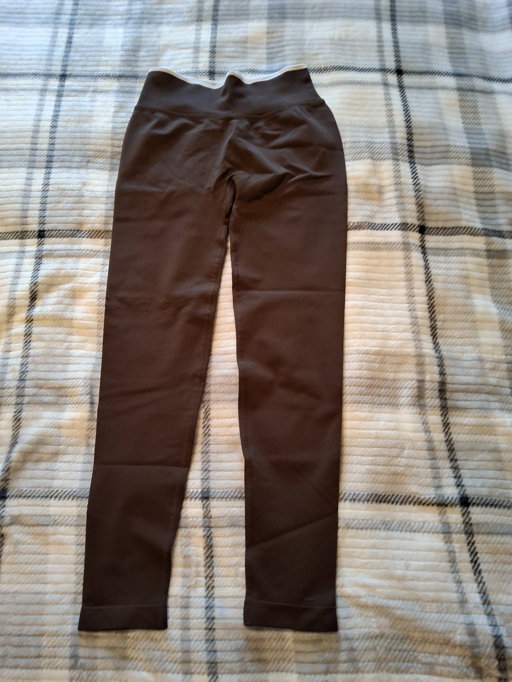 High-Rise Brown Leggings - Comfortable Everyday Fit